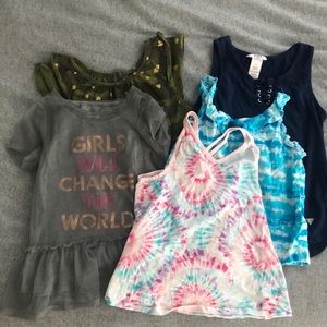 COPY - 🧋Bundle 3 for $10 - 6 pairs girls sz 7 tanks and tees